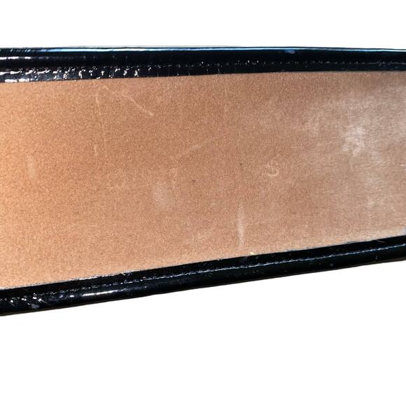 Ann Taylor Cow Print Wide Accent Belt with Black Genuine Leather Trim size Small - Picture 5 of 14